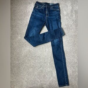 Ag Adriano Goldschmied Blue Skinny Jeans